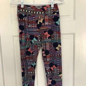 Lularoe Disney Collection OS Leggings Minnie Mouse
